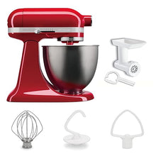 Carregar imagem no visualizador da galeria, KitchenAid スタンドミキサー 3.5QT + フードグラインダー特別セット|10段階スピード・メタル製ボディ・高耐久