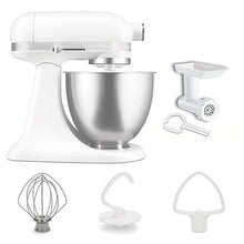 画像をギャラリービューアに読み込む, KitchenAid スタンドミキサー 3.5QT + フードグラインダー特別セット｜10段階スピード・メタル製ボディ・高耐久
