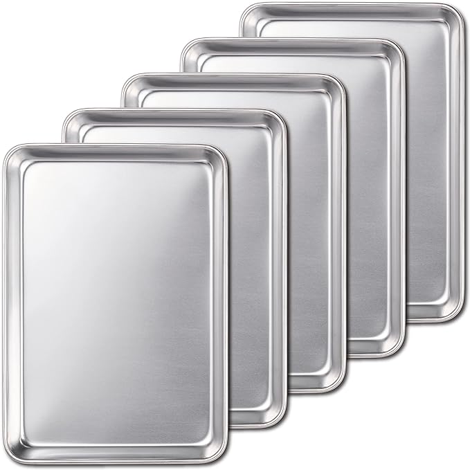 【日本製・5枚セット】貝印 ステンレス バット トレー 中サイズ 21.5×15cm｜業務用にも家庭用にも最適・食洗機対応